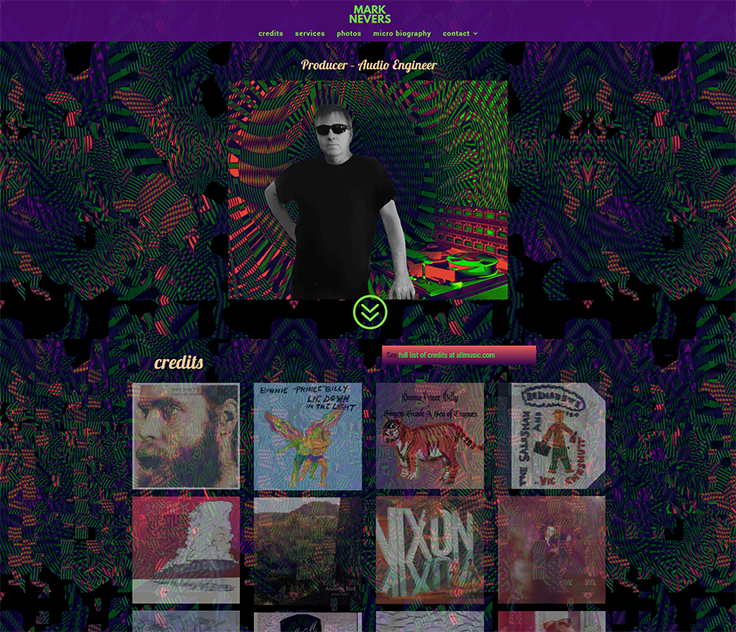 Marknevers psychedelic website